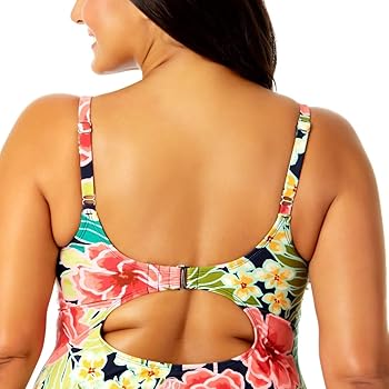Hurley Women's UPF 50+ Sun Protection Floral One Piece